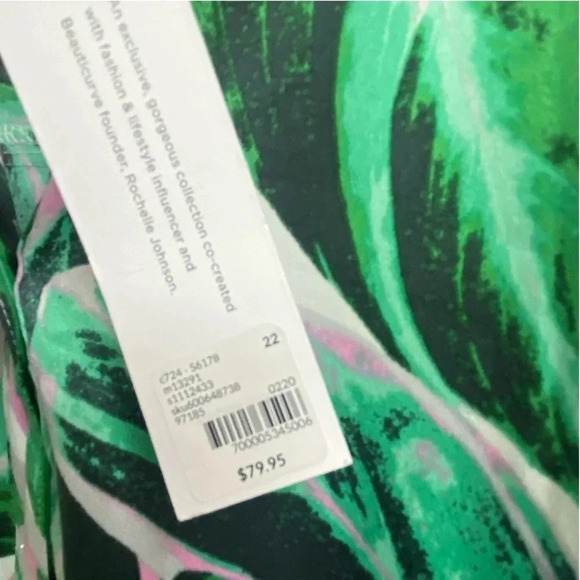 New BeautiCurve X Lane Bryant Palm Leaf Print ShirtDress
Button Dress Size 22 - Picture 10 of 15